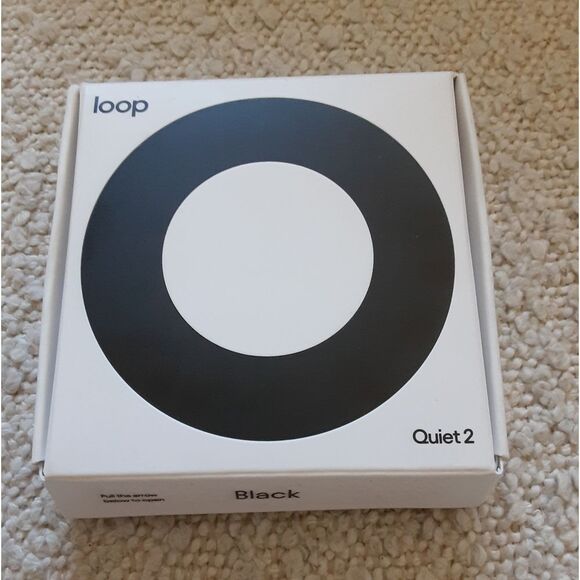 Loop Quiet 2 Earplugs for Noise Reduction, Black, new in unopen box. - Picture 1 of 8